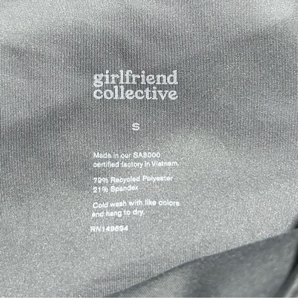 NWT Girlfriend Collective Smoke High Rise‎ Compressive Pocket 7/8 Legging S - Picture 5 of 5